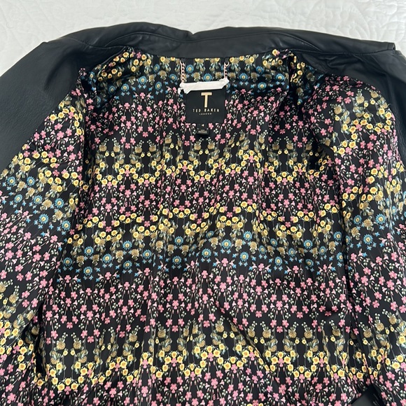 Ted Baker Leather Jacket. Women’s Size 4. - Picture 7 of 9